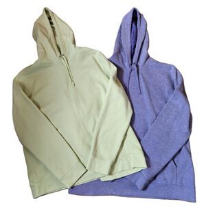 Tek Gear Ultra Soft Fleece Hoodies – Men’s XL Purple & Green